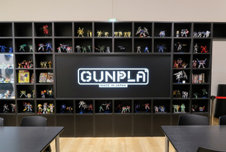 A room for builders in the Gundam Base